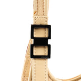 35808 Beige Linen Shoulder Bag