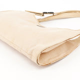 35808 Beige Linen Shoulder Bag