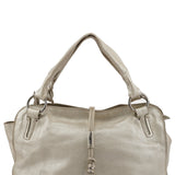 Pearl White Leather Bittersweet Shoulder Bag