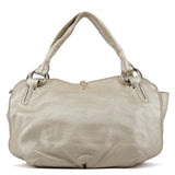 Pearl White Leather Bittersweet Shoulder Bag