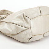Pearl White Leather Bittersweet Shoulder Bag