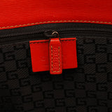 002 1068 Red Leather Jackie Shoulder Bag