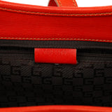 002 1068 Red Leather Jackie Shoulder Bag