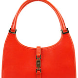 002 1068 Red Leather Jackie Shoulder Bag