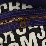 Violet Leather Classic Q Fran 2-Way Bag