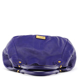Violet Leather Classic Q Fran 2-Way Bag