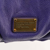 Violet Leather Classic Q Fran 2-Way Bag