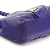 Violet Leather Classic Q Fran 2-Way Bag