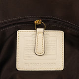 F11620 Beige Signature Turnlock Tote Bag