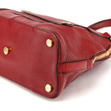 Burgundy Leather Tote Bag