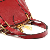 Burgundy Leather Tote Bag
