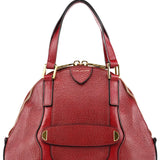 Burgundy Leather Tote Bag