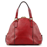 Burgundy Leather Tote Bag