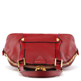 Burgundy Leather Tote Bag