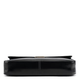 B7097 Black Tessuto Vitello Top Handle Bag