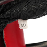 1998 Red Black Spazzolato Sport Top Handle Bag