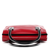 1998 Red Black Spazzolato Sport Top Handle Bag