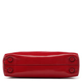 1998 Red Black Spazzolato Sport Top Handle Bag