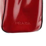 1998 Red Black Spazzolato Sport Top Handle Bag