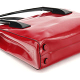 1998 Red Black Spazzolato Sport Top Handle Bag