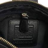 8K04 Black Signature Hamptons Shoulder Bag
