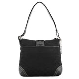 8K04 Black Signature Hamptons Shoulder Bag