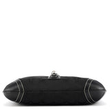 8K04 Black Signature Hamptons Shoulder Bag