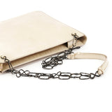 1996 Ivory Spazzolato Fume Chain Tote Bag