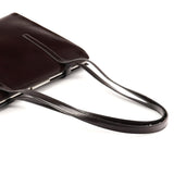 1995 Brown Spazzolato Sport Clutch Tote Bag