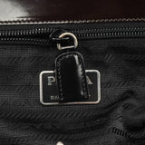 1995 Brown Spazzolato Sport Clutch Tote Bag