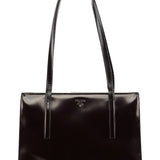 1995 Brown Spazzolato Sport Clutch Tote Bag