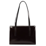1995 Brown Spazzolato Sport Clutch Tote Bag