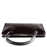 1995 Brown Spazzolato Sport Clutch Tote Bag