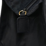 Navy Tessuto Metallo Tote Bag