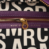 Purple Leather Classic Q Baby Groovee 2-Way Bag