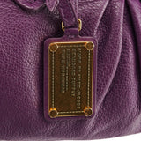 Purple Leather Classic Q Baby Groovee 2-Way Bag