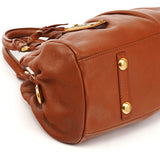 Brown Leather Classic Q Baby Groovee 2-Way Bag