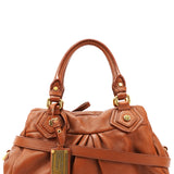 Brown Leather Classic Q Baby Groovee 2-Way Bag
