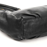 2-Way Tasche Classic Q Fran aus schwarzem Leder