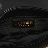 Mini borsa tote in cavallino leopardato marrone e nero
