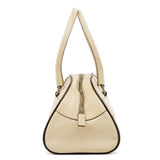 B0050 Sac bowling en cuir de veau ivoire
