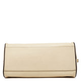 B0050 Sac bowling en cuir de veau ivoire