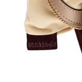Burgundy Patent Leather Bay Shoulder Bag