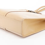 002 1064 Jackie tote i beige læder