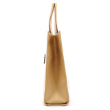 002 1064 Jackie tote i beige læder