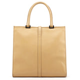 002 1064 Jackie tote i beige læder