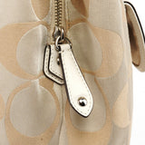 F24742 Borsa tote Campbell Soho beige e bianca