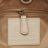 F24742 Borsa tote Campbell Soho beige e bianca