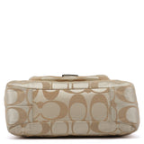 F24742 Borsa tote Campbell Soho beige e bianca
