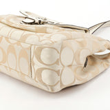 F24742 Borsa tote Campbell Soho beige e bianca